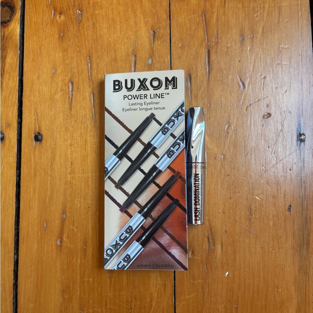 Buxom Power Line Lasting Eyeliner and Mascara- Black